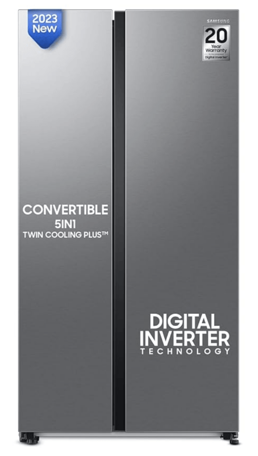 Samsung 653L WI-FI Enabled SmartThings Side By Side Inverter Refrigerator (RS76CG8113SLHL, EZ Clean Steel)